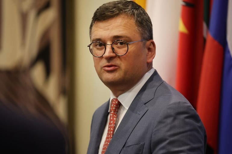 Ukraine’s foreign minister to press China…