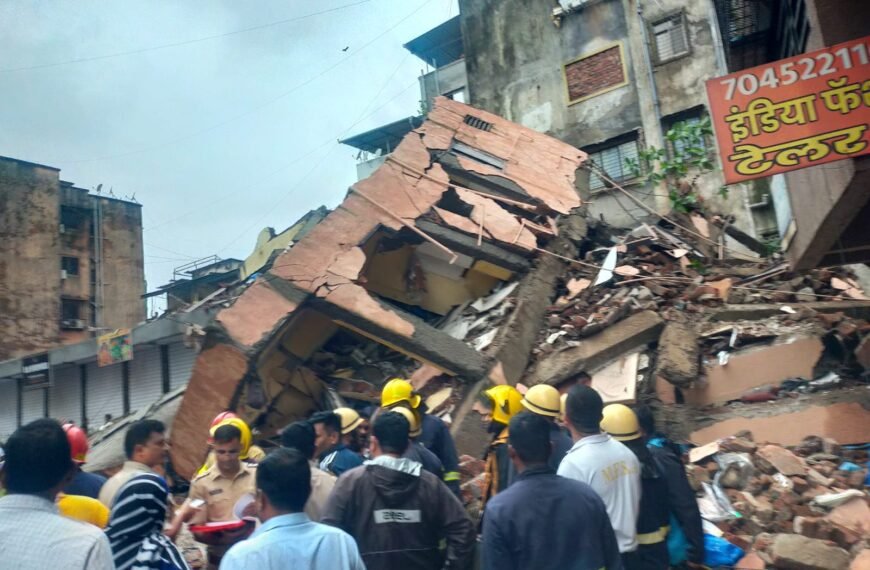 2 Trapped After 3-Storey Building Collapses In Navi Mumbai, Rescue On