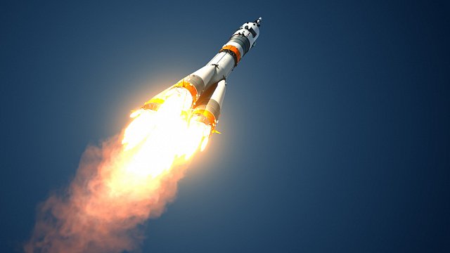 Russian Soyuz-2.1a rocket goes to the ISS