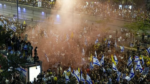 Tens of thousands rally in Israel…