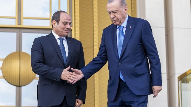 Egypt’s president in Turkey as relations…