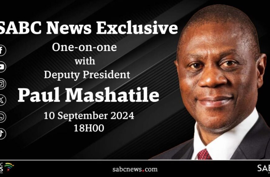 EXCLUSIVE | Deputy President Paul Mashatile speaks to the SABC