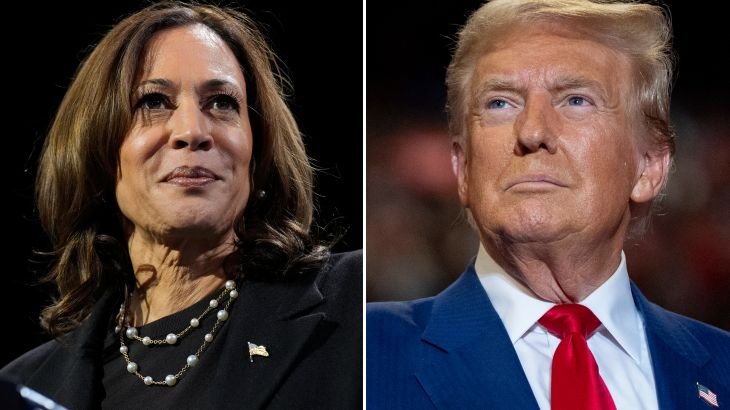 Kamala Harris calls Donald Trump to…