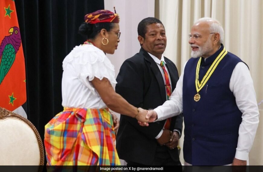 PM Modi Bestowed Dominica’s Highest National Honour