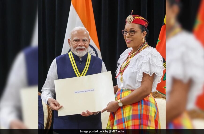 PM Modi Receives Dominica’s Highest National Honour