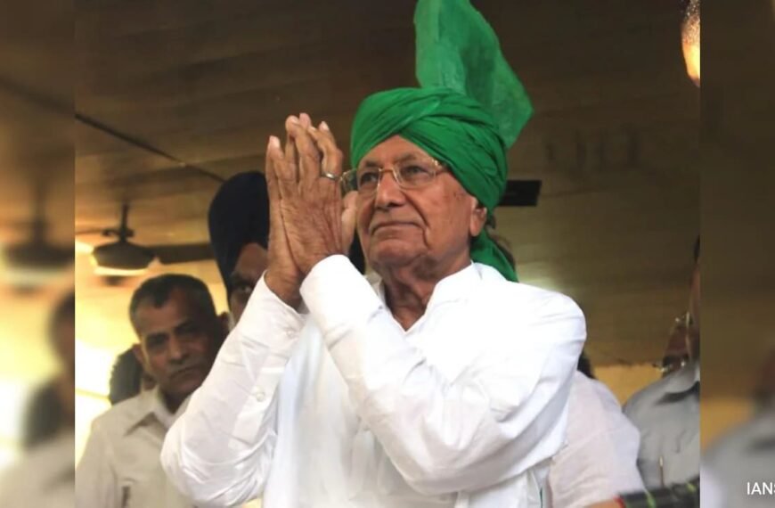 3-Day State Mourning In Haryana Over Ex-CM Om Prakash Chautala’s Death