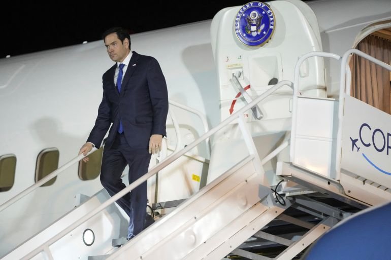 Rubio lands in Panama as Trump threatens to ‘take back’ canal