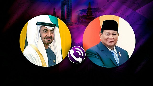 Presidents of Indonesia and UAE exchange views on regional and global agenda