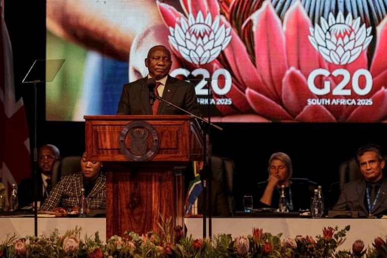 South Africa urges cooperation at G20…