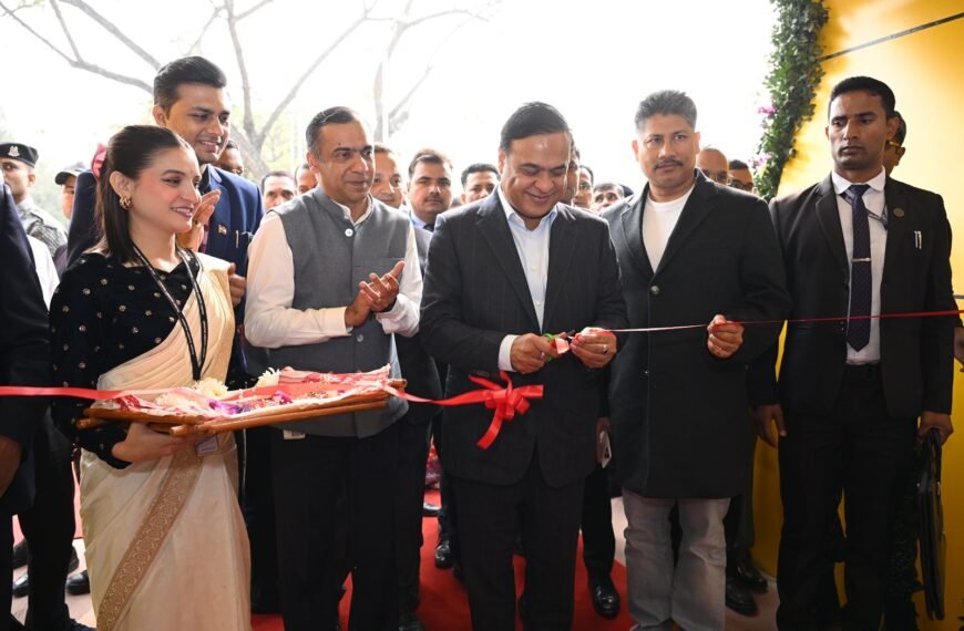 Himanta Sarma Inaugurates Redeveloped Kerbside At Guwahati Airport