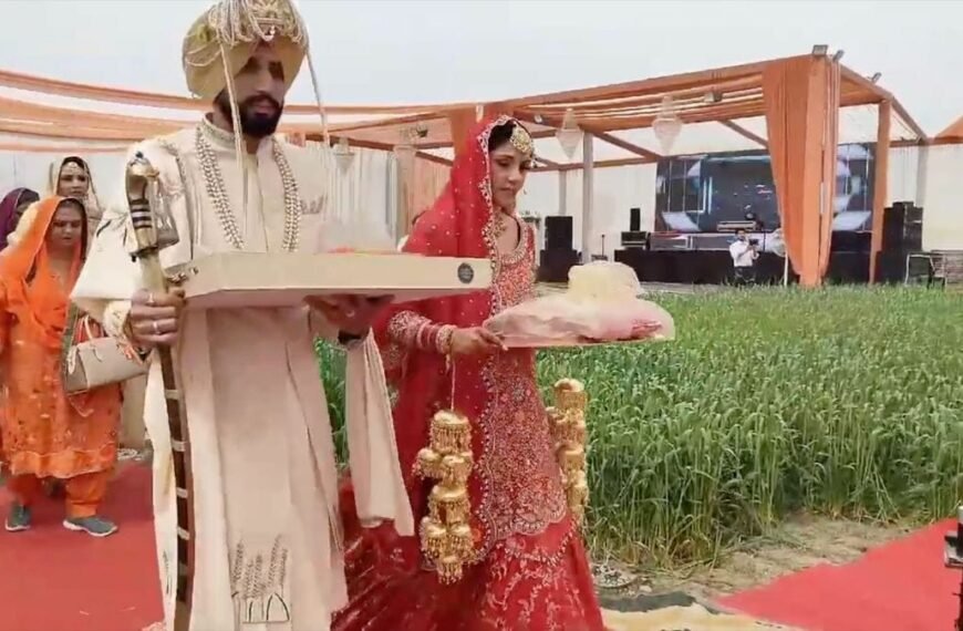 Expat Couple Wed In Punjab’s Fields,…