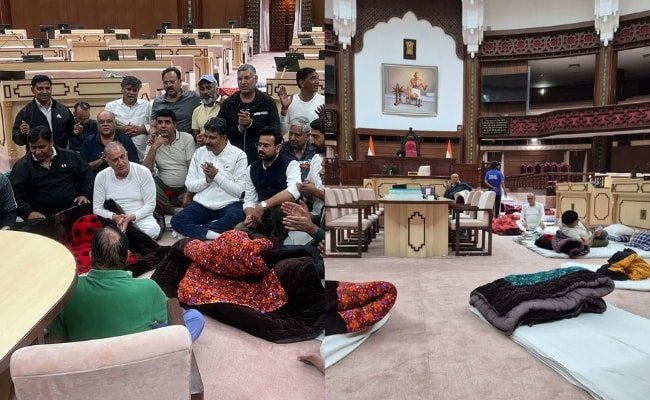 Congress MLAs Spend Night Inside Rajasthan Assembly After “Dadi” Remark…