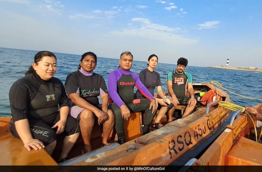 Archaeologists Dive Into Sea Off Dwarka To Uncover Submerged Heritage