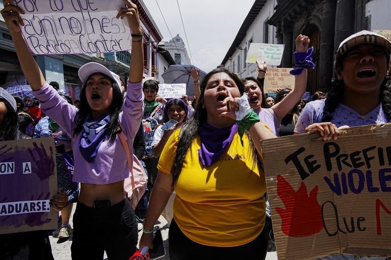 Women worldwide march to demand end to violence, inequality